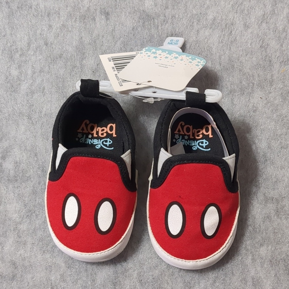 Disney Mickey Mouse Baby Shoes 6-9 Months